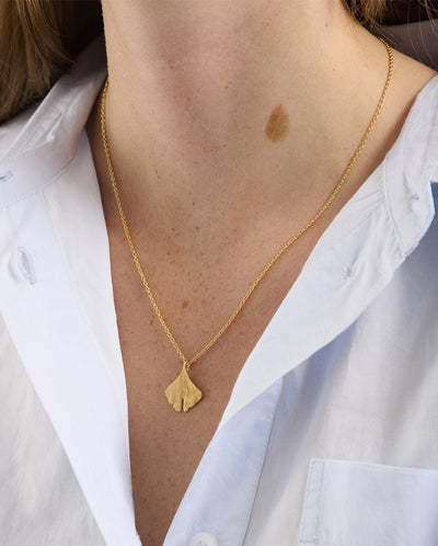 Biloba Necklace SILVER