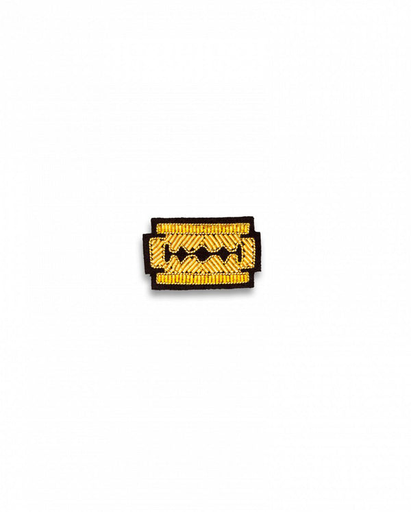 Razor Blade Brooch MULTI