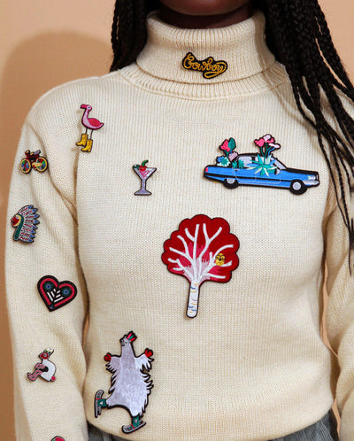 Paradise Bike Brooch MULTI